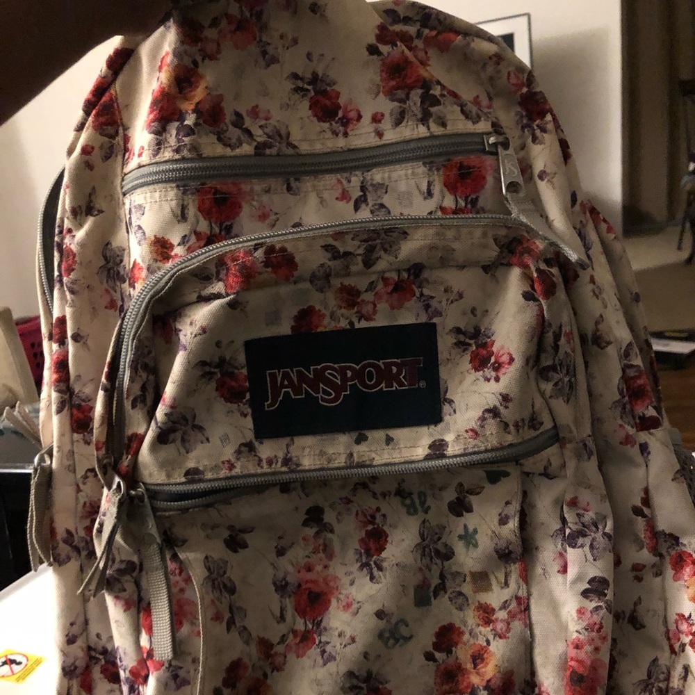 Floral Jansport BookBag